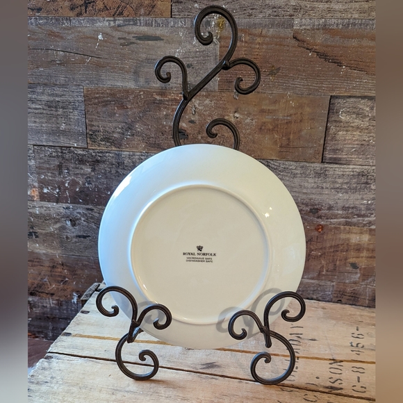 Vintage Royal Norfolk "Don't Forget Me" Ceramic Cookie Plate - Picture 2 of 8